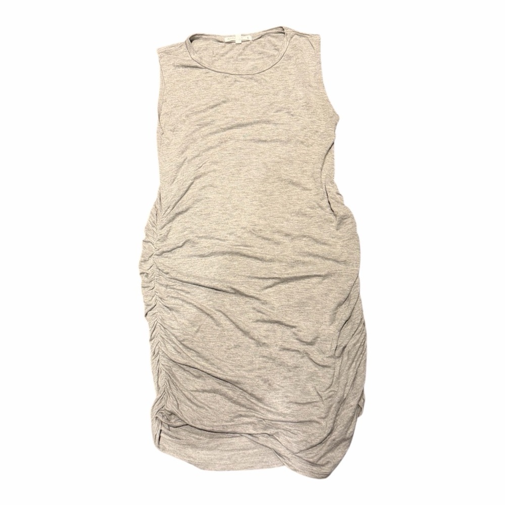 Sleeveless Gray Mini Dress